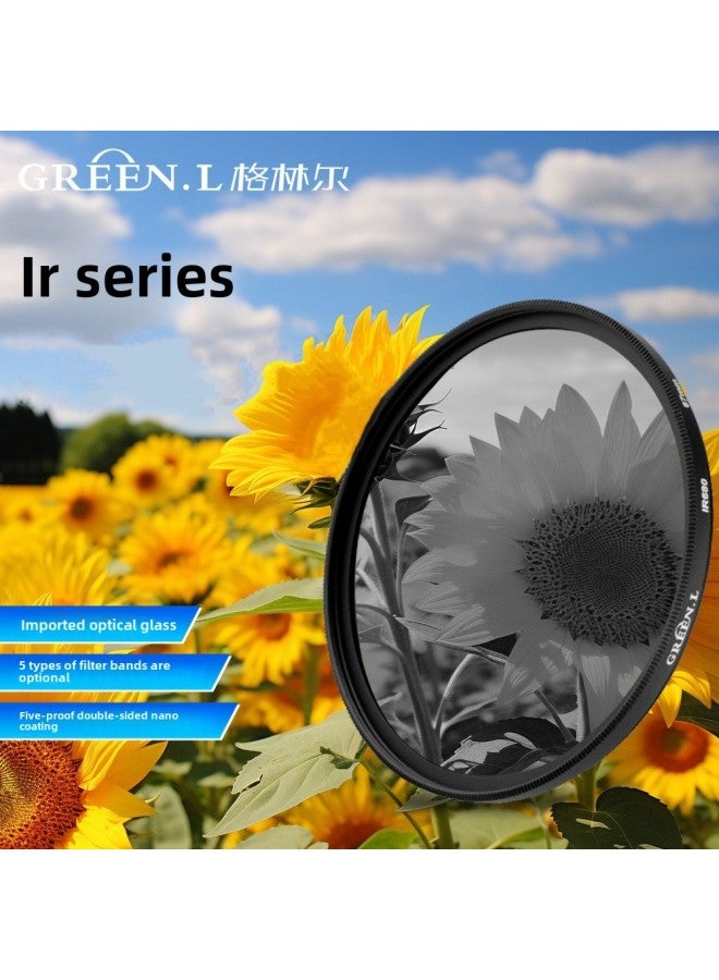 Grell IR680/720 Wavelength Infrared Lens SLR Camera Filter Set Mesh Filter Bag-Color:46mm  - Image 1