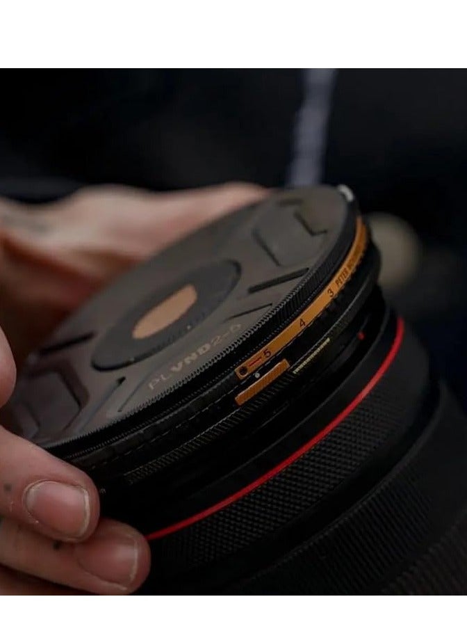 PolarPro Peter McKinnon Chroma VND/PL Gold Mist Filter (82mm, 2 to 5-Stop, Grade 1/8) - Image 3