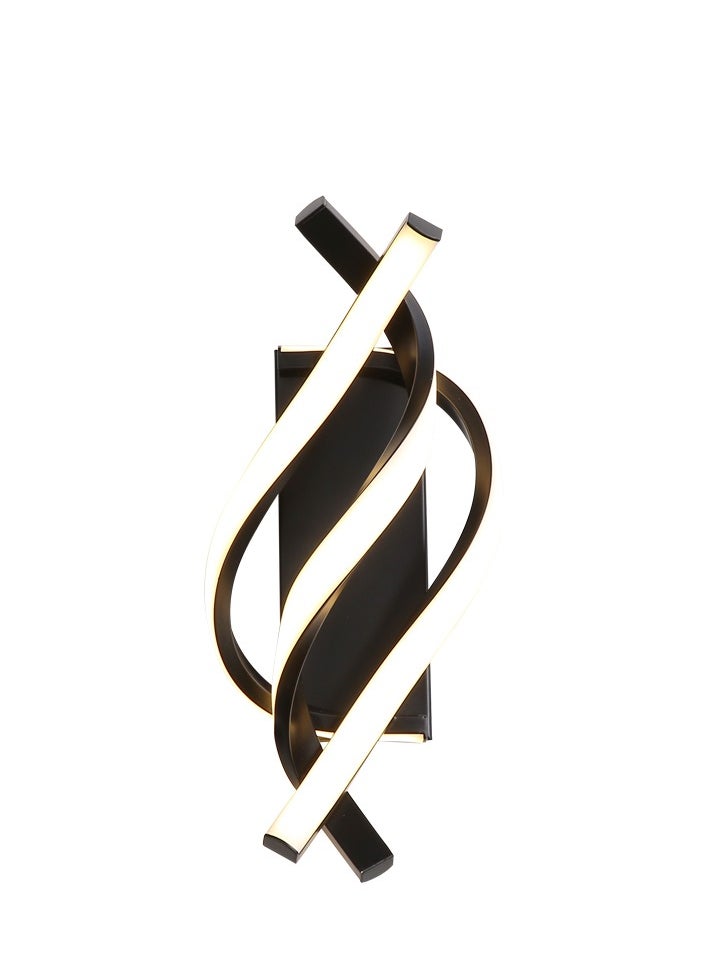 جو إيكو  ضوء الجدار الداخلي ، تصميم منحني لمصباح الحائط LED الحديث ، الشمعدانات 3000K ضوء أبيض دافئ ، لغرفة النوم ، غرفة المعيشة  - Image 3