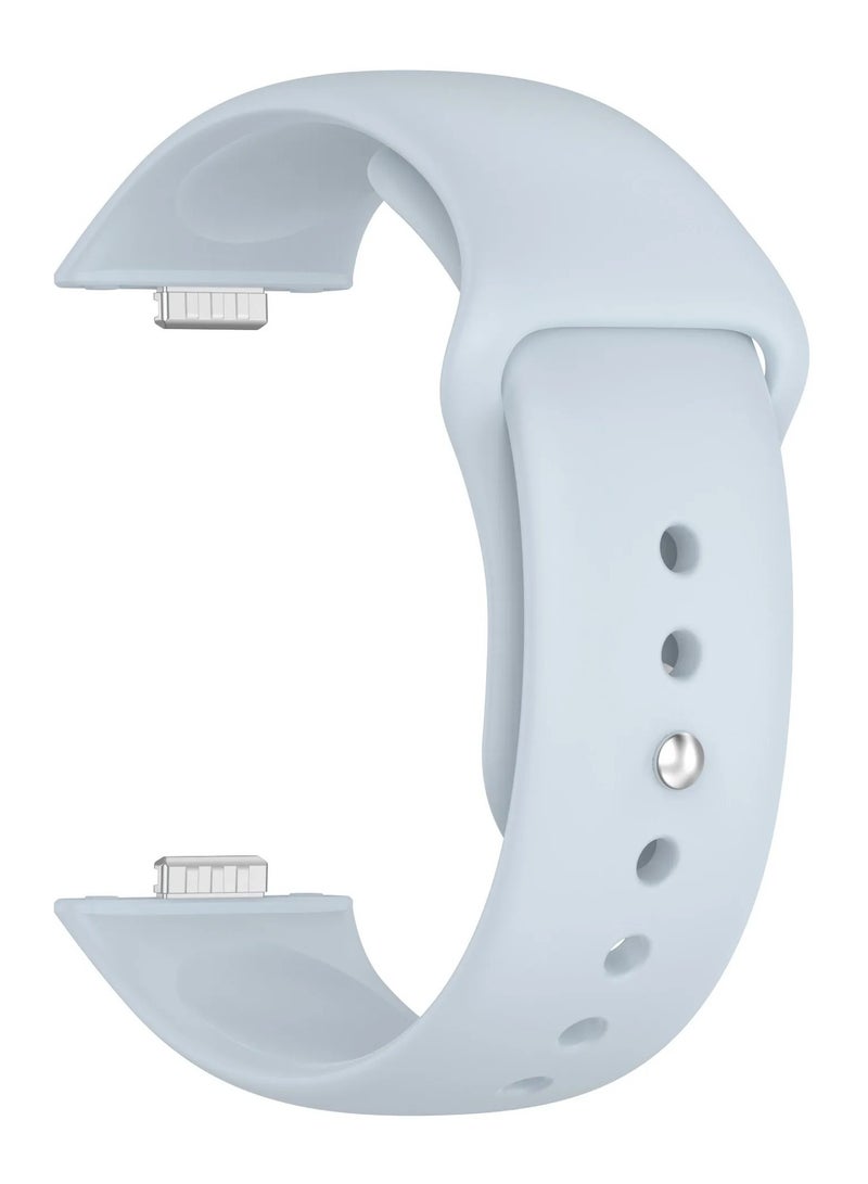 Silicone Strap For Huawei Watch Fit 3 /Fit 4 / Fit 4 Pro Sport band Smartwatch Accessories Replacement Correa Bracelet (Light Blue) - Image 3