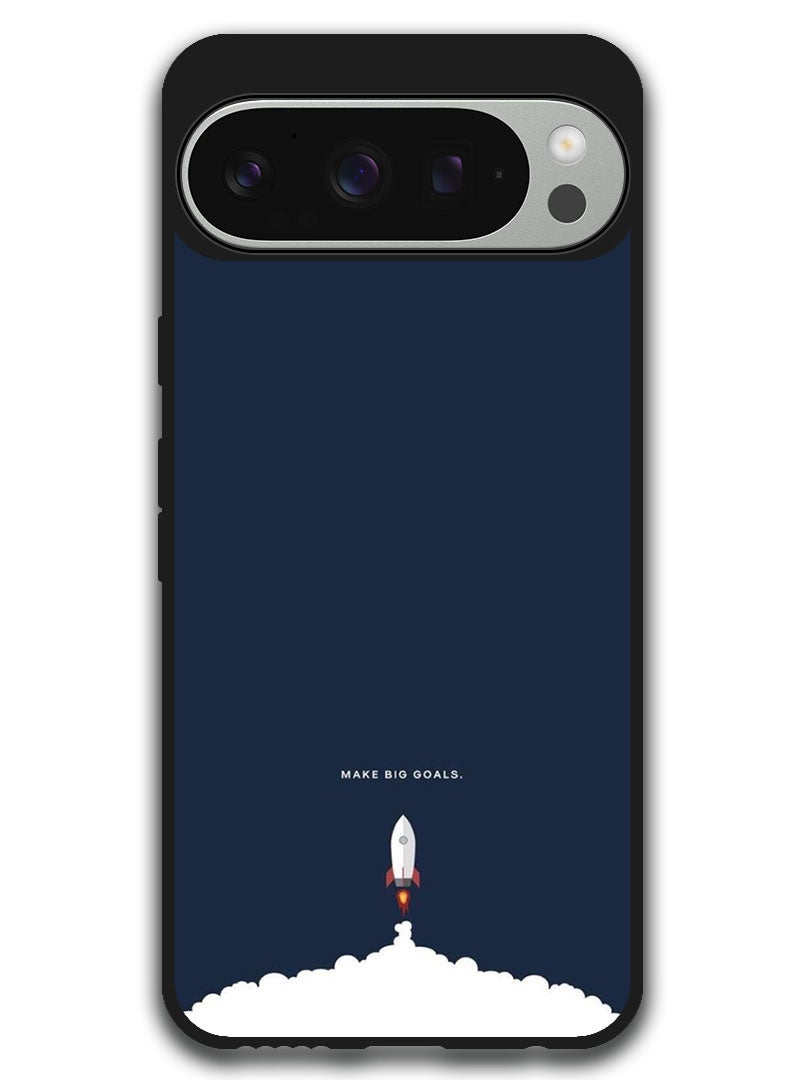 Theodor Protective Case Anti Scratch Shock Proof Bumper Cover For Google Pixel 9 Pro XL Big Goals - Image 1