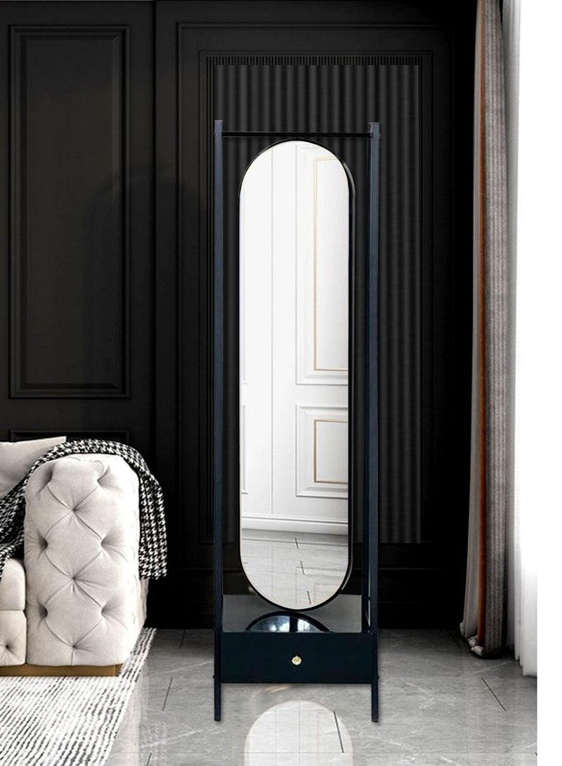 Living Floor Full Length Mirror with Holder 175*40*45cm - Image 4