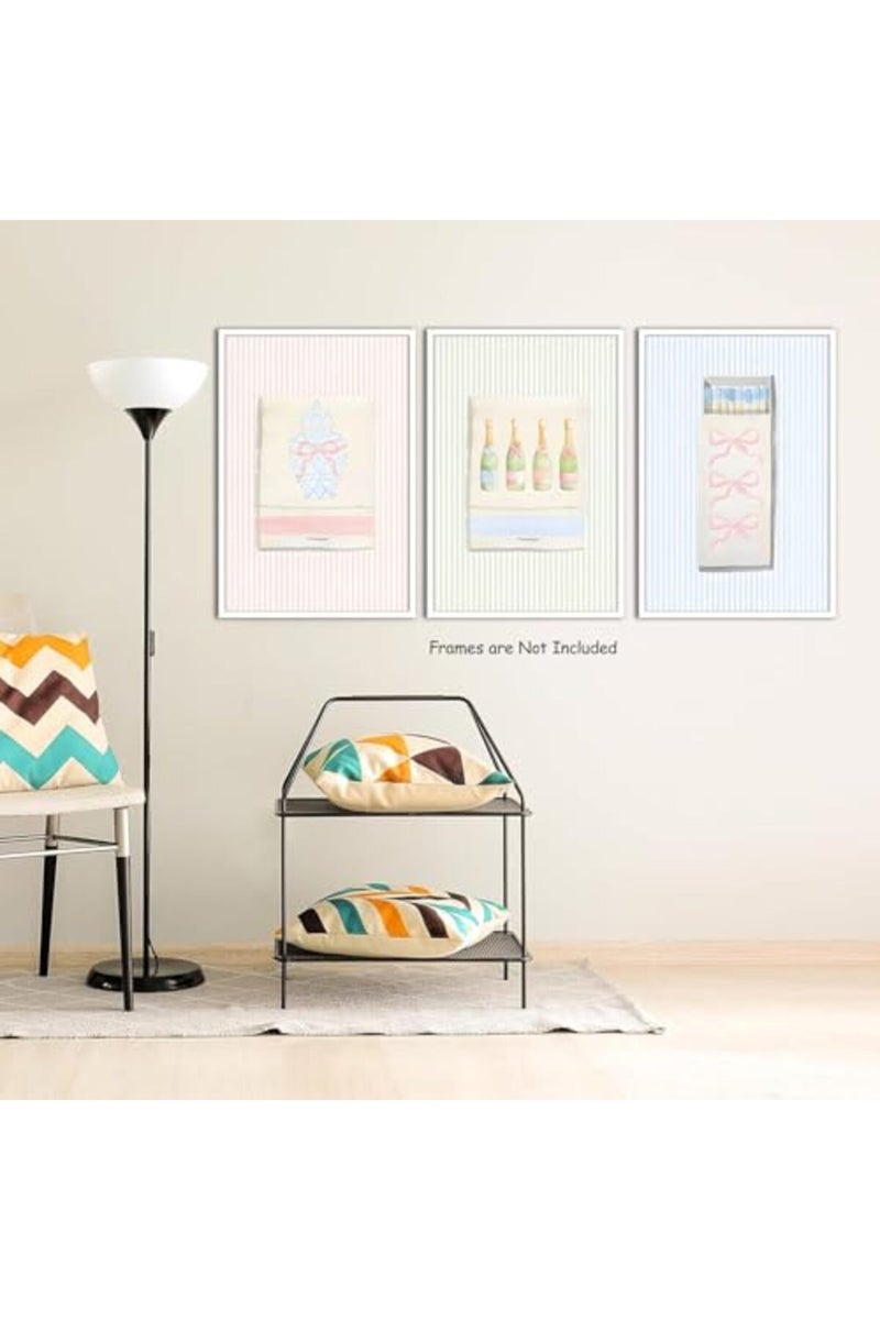Djmwtb Grandmillenial Matchbox Wall Art Set of 3 (Preppy, 12"x16" Canvas) - Image 5