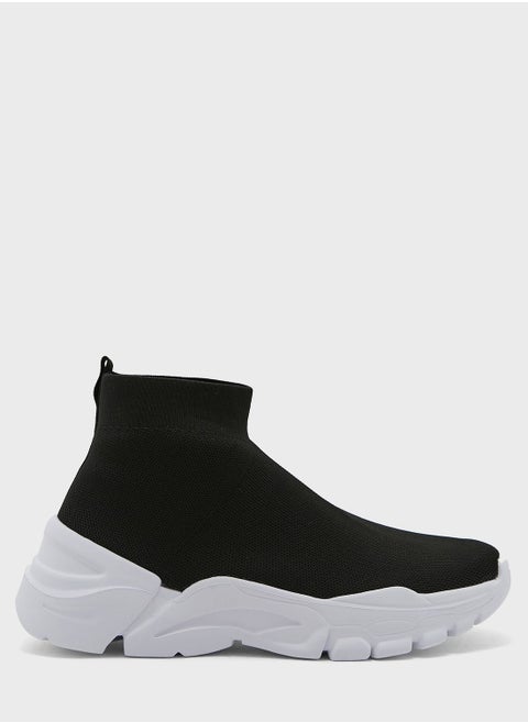 Brave Soul For Seventy Five Knitted Pull On Sneakers