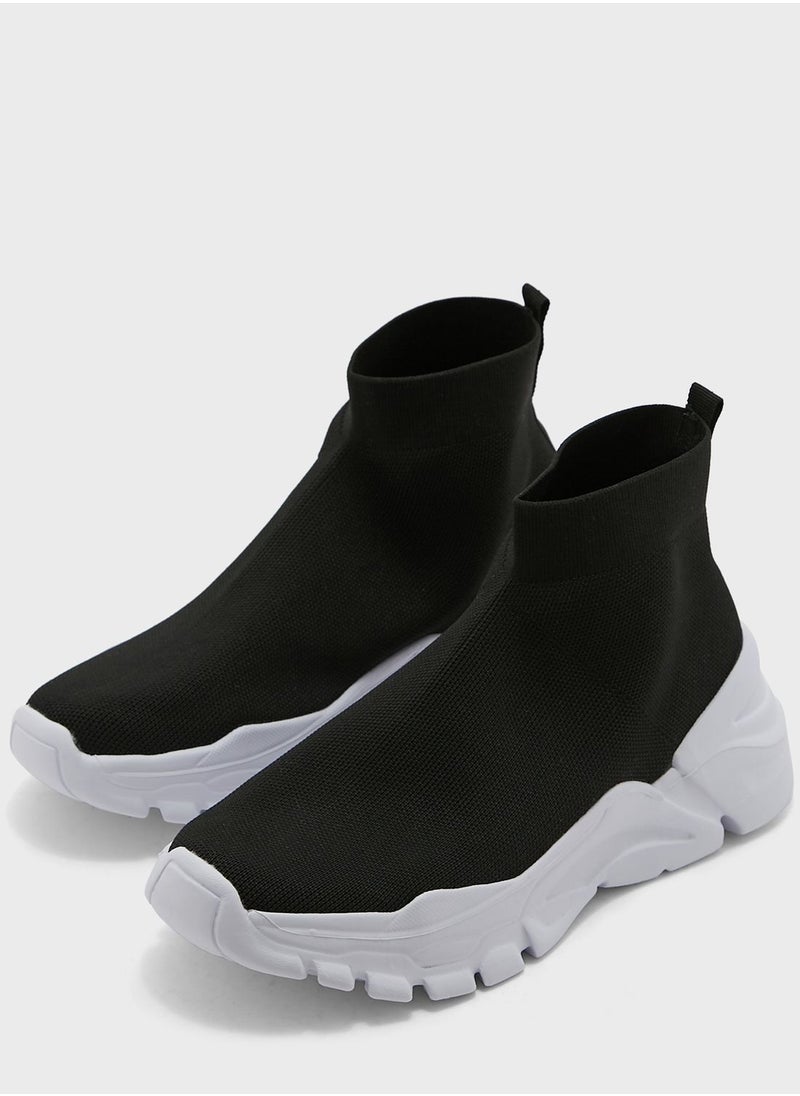BRAVE SOUL - Brave Soul For Seventy Five Knitted Pull On Sneakers - Image 1