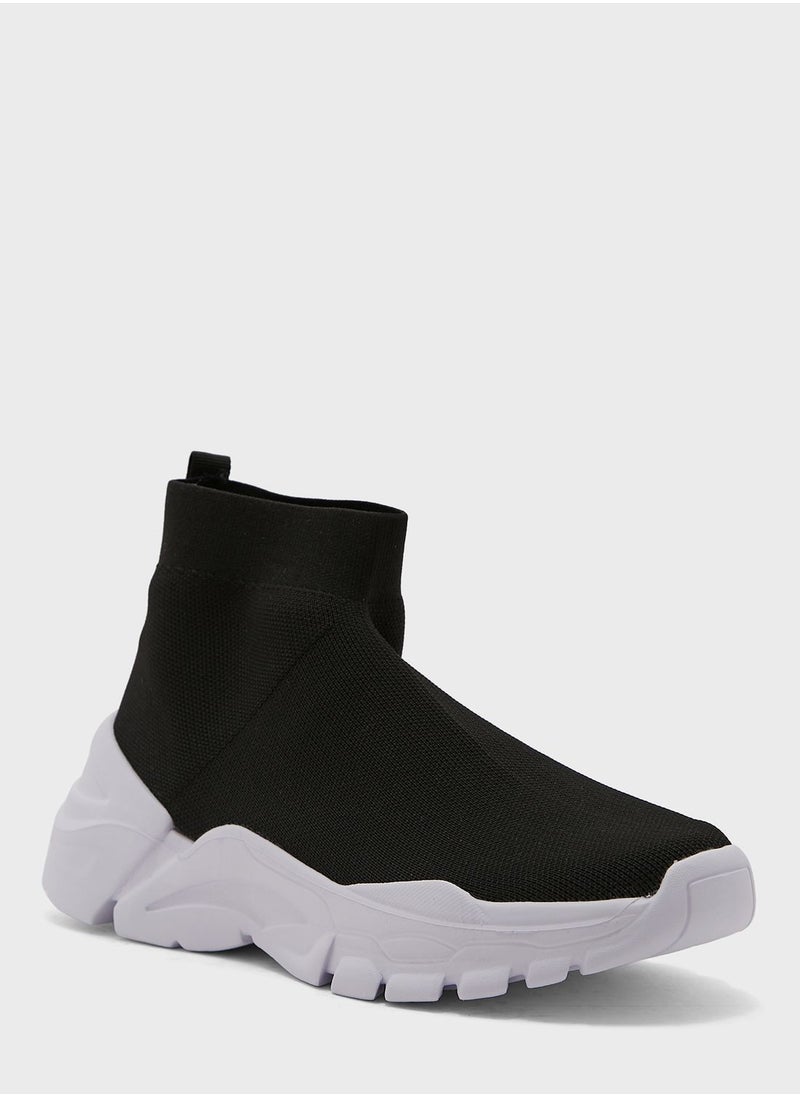 BRAVE SOUL - Brave Soul For Seventy Five Knitted Pull On Sneakers - Image 1