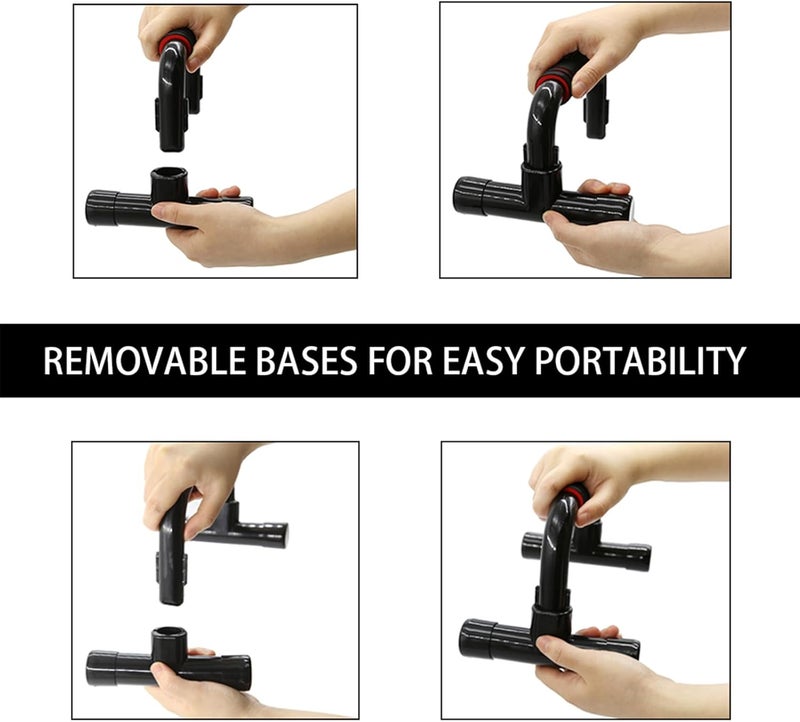Redipo Push Up Bars Strength Training - Workout Stands With Ergonomic Push-up Bracket Board with Anti-Slip Sturdy Structure Portable for Home Fitness Training, Push Up Stands Handle for Floor Workouts - Image 4
