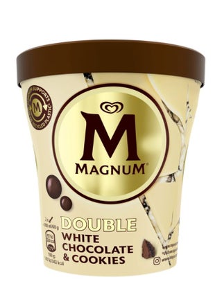 Cookies And White Chocolate Ice Cream Tub