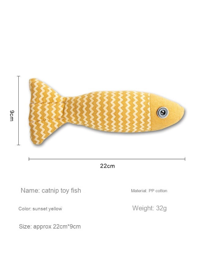 Generic Catnip fish cat toys self hi boredom simulation fish kitten kitten teething teaser cat stick pet cat supplies  - Image 1
