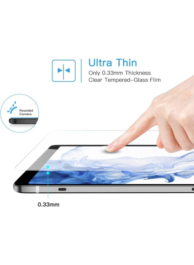 SHOPI Tempered Glass Screen Protector Compatible for Samsung Galaxy Tab S8 Plus/Tab S7 Plus/Tab S7 FE (SM-X800 /SM-X806 /SM-T970 /SM-T975 /SM-T976 /SM-T730 / SM-T736B) (12.4" inch) - Image 4