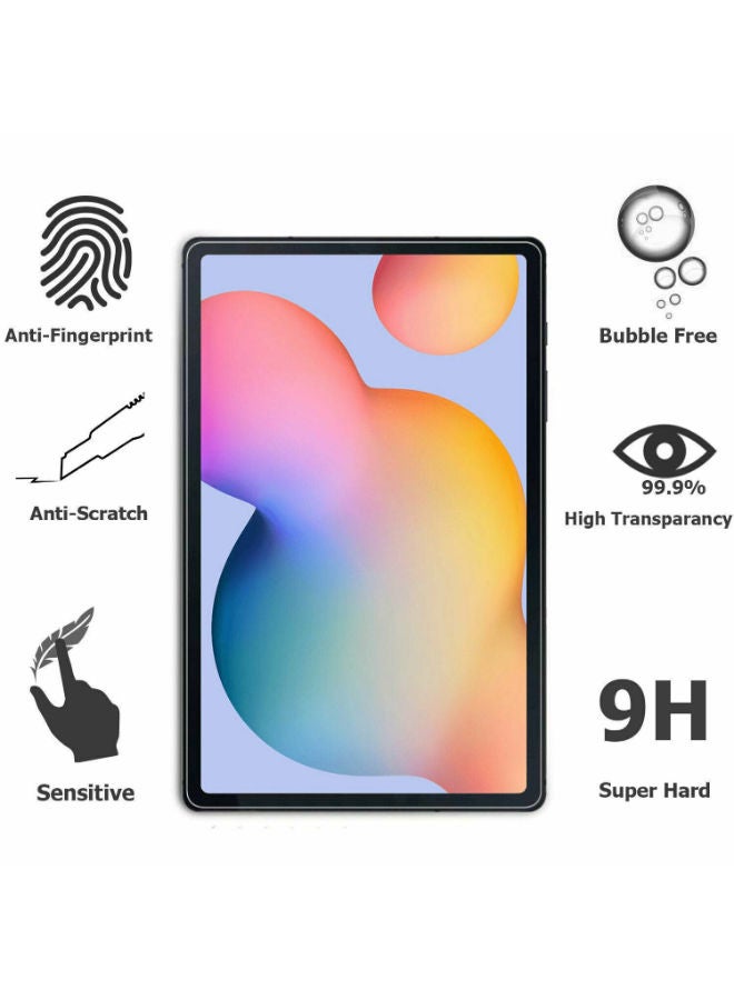 SHOPI Tempered Glass Screen Protector Compatible for Samsung Galaxy Tab S8 Plus/Tab S7 Plus/Tab S7 FE (SM-X800 /SM-X806 /SM-T970 /SM-T975 /SM-T976 /SM-T730 / SM-T736B) (12.4" inch) - Image 1