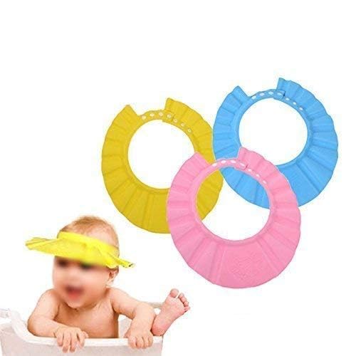 PAVITYAKSH Baby Shower Adjustable Safe Soft Bathing Cap (Multicolor) - Image 3