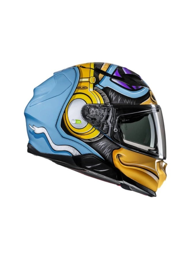 HJC F71 Monkey DJ Full Face Helmet - Image 2