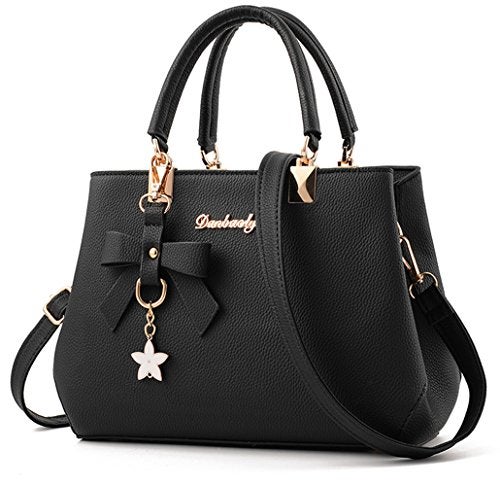 Dreubea Womens Handbag Tote Shoulder Purse Leather Crossbody Bag - Image 1