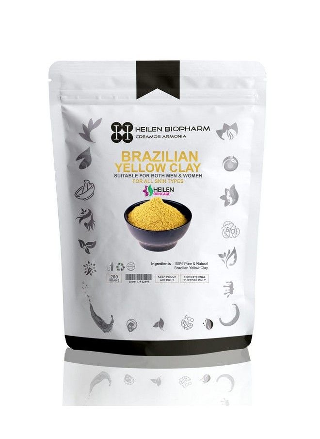 Heilen Biopharm Brazilian Yellow Clay For Skin Improvement 200 G Pack Of 1  - Image 2
