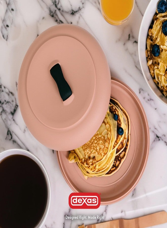 ديكساس سخان تورتيلا ديكساس، 8.75 بوصة، سخان تورتيلا قابل للاستخدام في الميكروويف، لون تيراكوتا، مثالي لتسخين التورتيلا والخبز والفطائر وخبز الذرة، سخانات طعام، سخان تورتيلا متين للميكروويف - Image 4