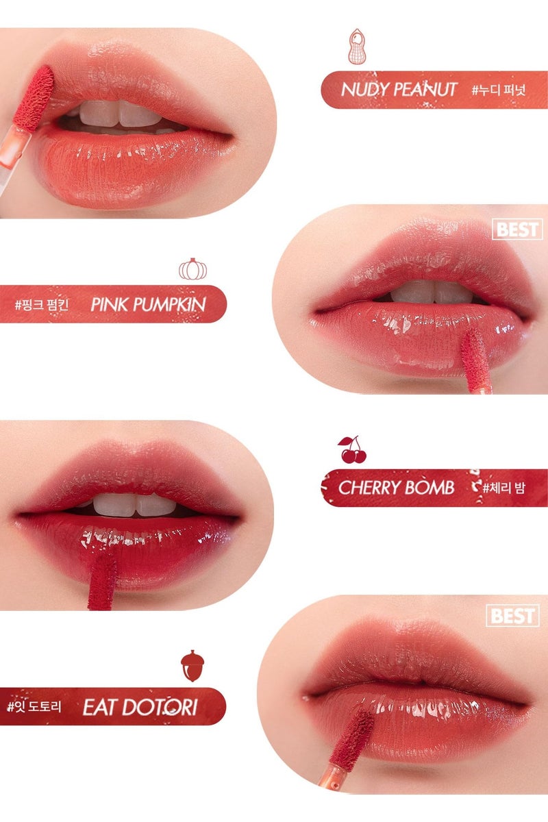 rom&nd Juicy Lasting Tint 13 EAT DOTORI - Long-lasting, MLBB, Clear & Natural Makeup, K-beauty Lips, 5.5g | 0.2 oz - Image 4