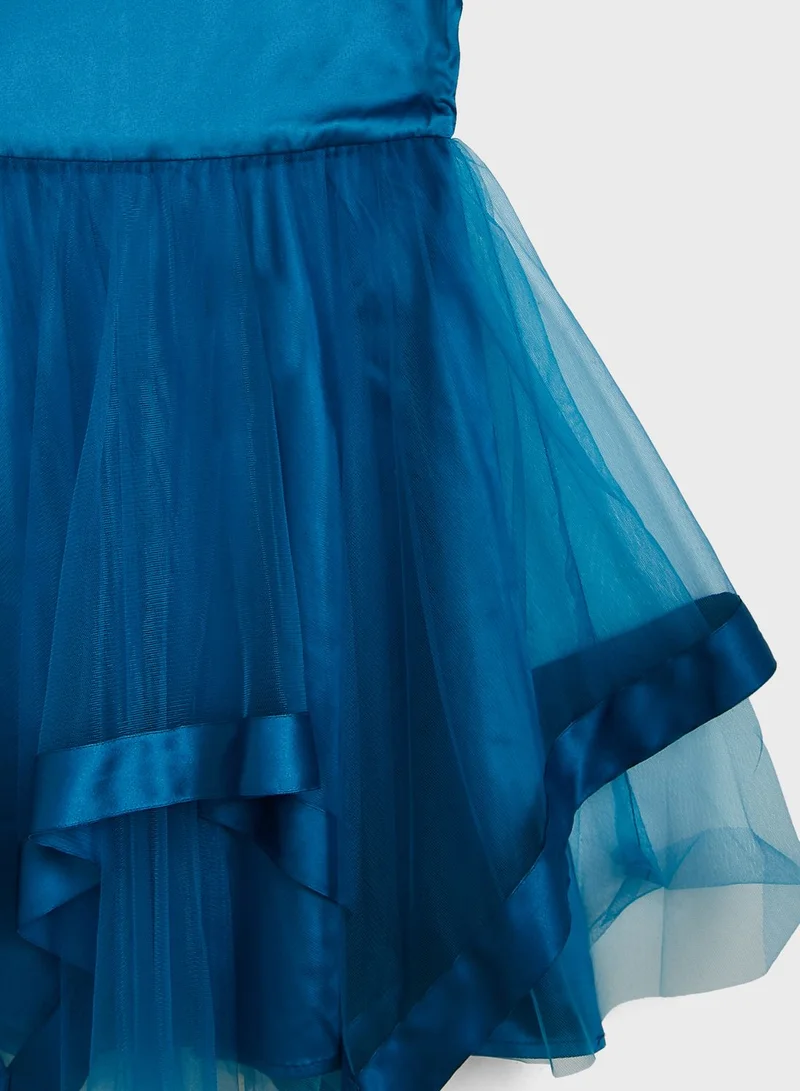 Chi Chi London Girls Kids Tulle Layered Dress
