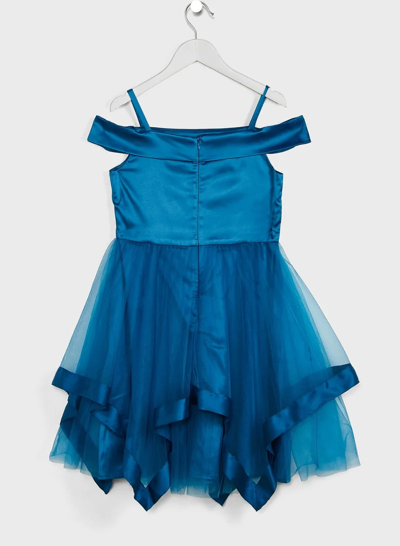 Chi Chi London Girls Kids Tulle Layered Dress