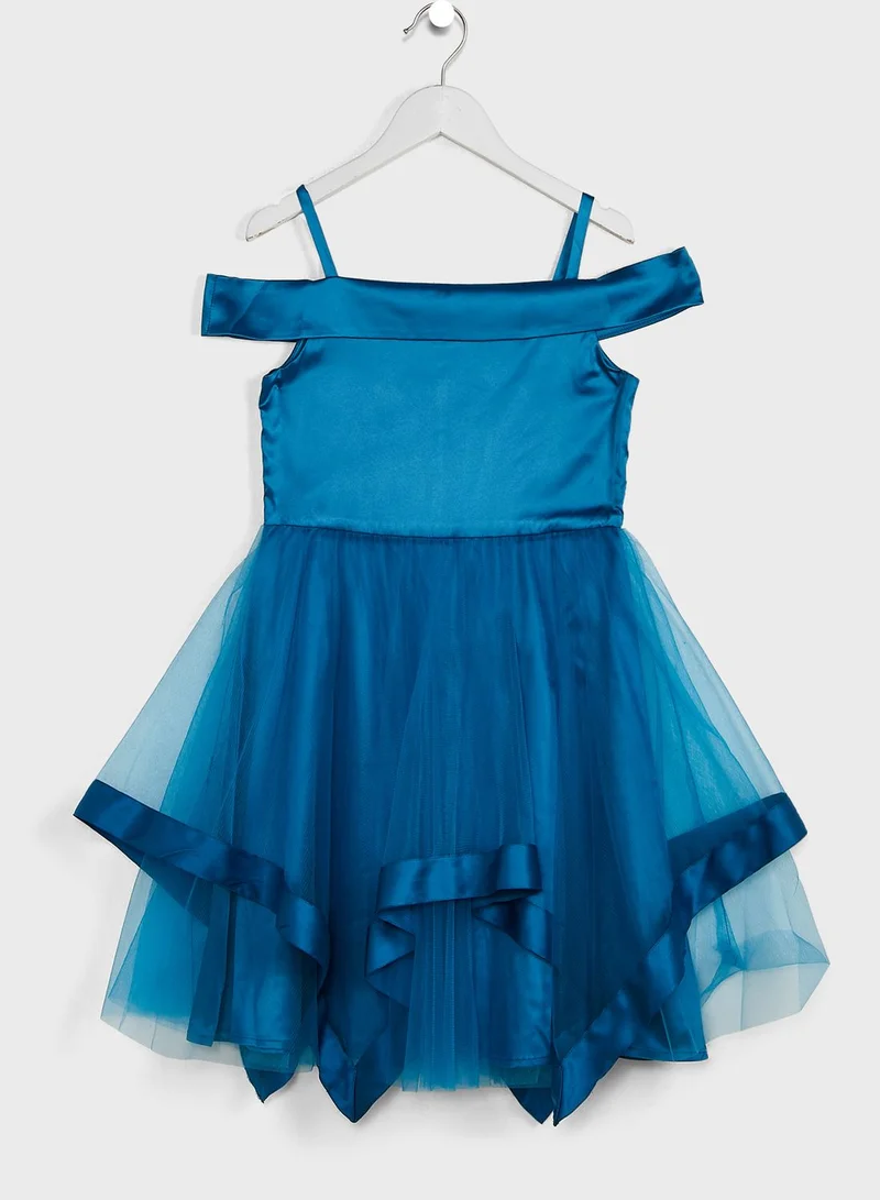 Chi Chi London Girls Kids Tulle Layered Dress