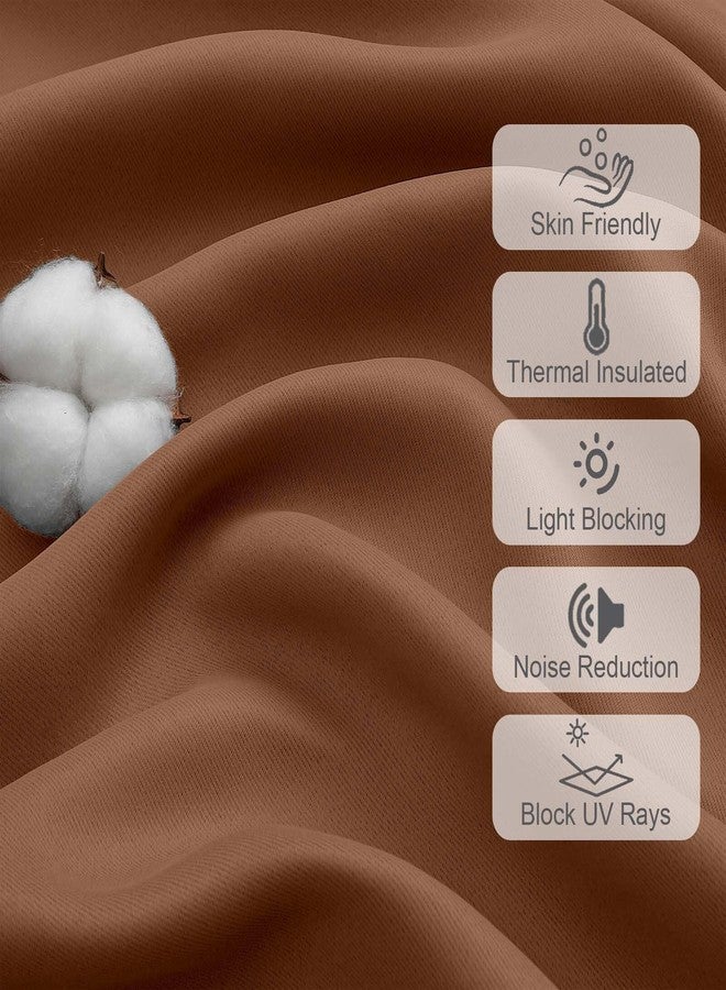 Chyhomenyc ستارة Chyhomenyc Sun Baked للنافذة، ستارة مطبخ صغيرة معتمة لغرفة النوم/غرفة المعيشة، ستارة قصيرة مع جيب للعمود، ستارة خصوصية، ألواح سرير RV، 60 بوصة عرض × 14 بوصة طول - Image 2