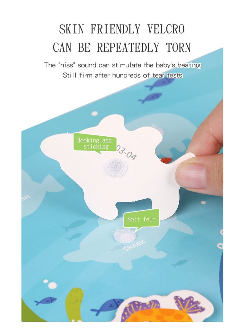 Quiet Sticker Book Busy Book Children's Treasure Handmade Sticker Book Montessori Early Education Enlightenment Toy - Image 2