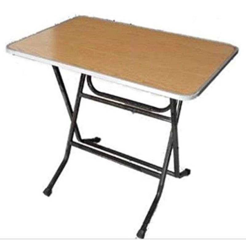 Gratsia Melamine Wood Steel & Aluminum Frame Table (assorted color) Size 50*70 - Image 1