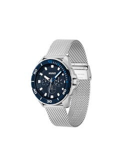 HUGO BOSS ساعة يد رجالية بعقارب دائرية من الستانلس ستيل 1530287 - 44 ملم  - Image 2