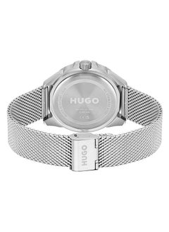 HUGO BOSS ساعة يد رجالية بعقارب دائرية من الستانلس ستيل 1530287 - 44 ملم  - Image 3