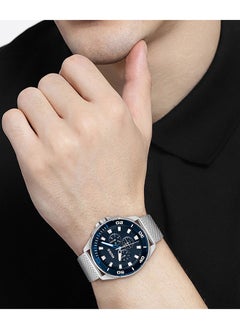 HUGO BOSS ساعة يد رجالية بعقارب دائرية من الستانلس ستيل 1530287 - 44 ملم  - Image 4