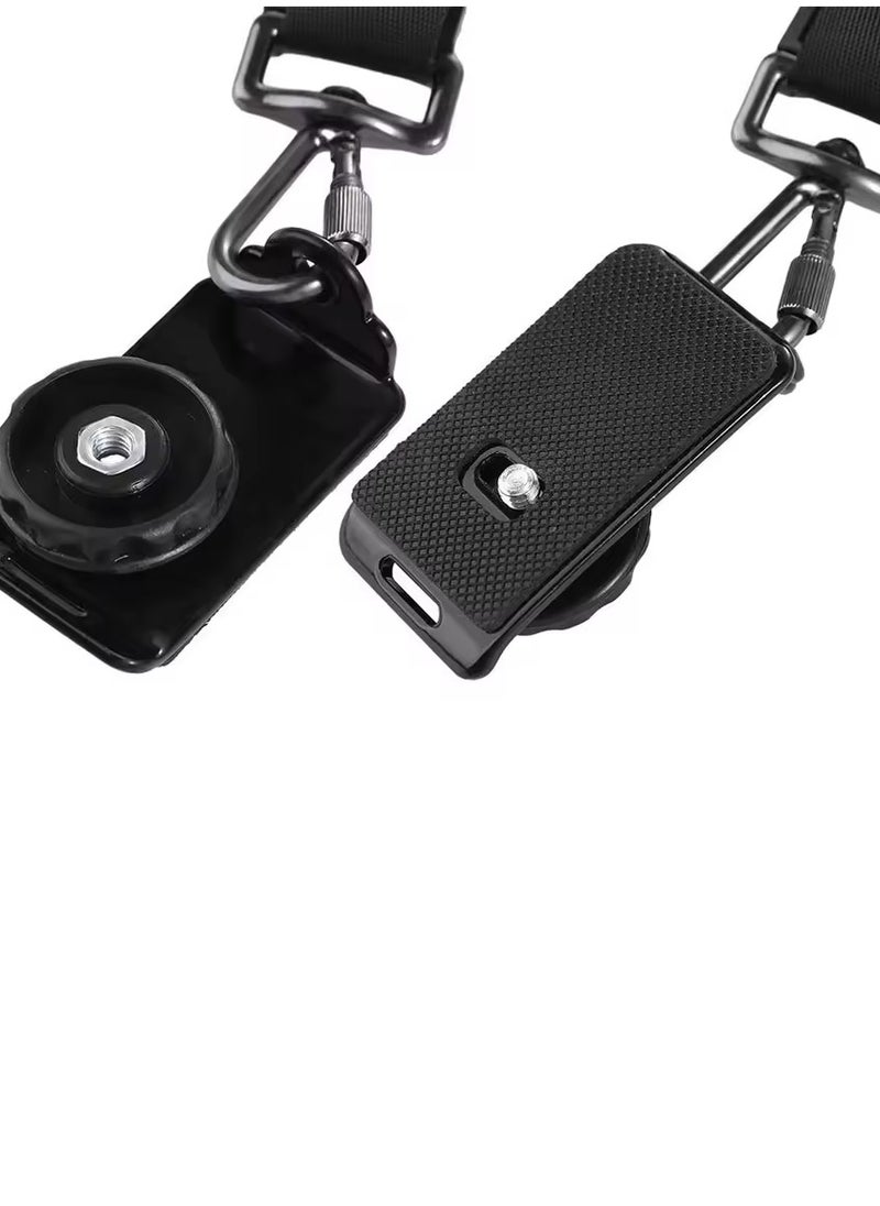GenPro - K Double Strap for 2 Cameras: Comfortable double strap for two cameras. (Model: 355) - Image 1