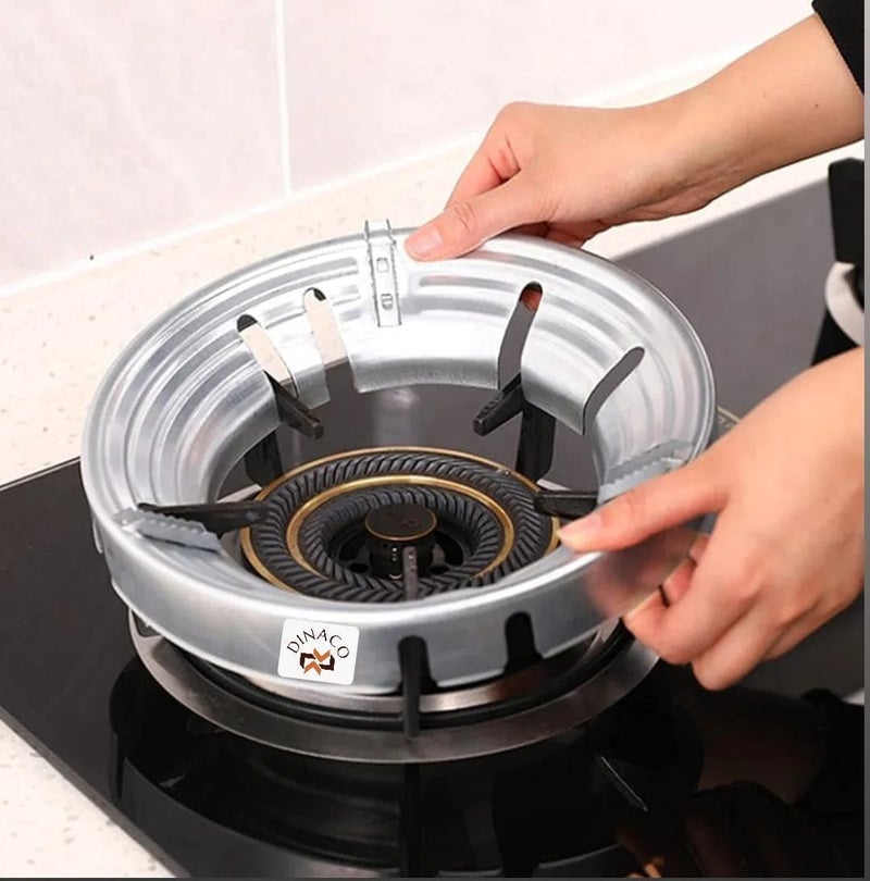 DINACO DINACO Gas Saver Burner Stand Windproof Gas Stand for Gas Chula Stand Gas Saver Jali Stove Protector and Washable Stand 2  - Image 1
