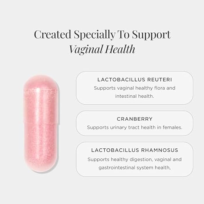 JSHealth Vaginal Probiotic for Women. Shelf-Stable Probiotic for Urinary and Vaginal Health. Cranberry and Lactobacillus Strains. Nutritionist-Formulated (30 Capsules) - Image 4