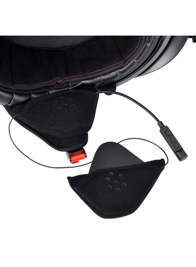 iGuerburn Half Helmet Ear Pads Speaker Pockets, Bluetooth Motorcycle Helmet Speakers Pouches 1/2 Helmet Accessories Ear Protection Reduce Wind Noise, 1 Pair - Image 1