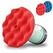 Dexspoeny Flow Tire Shine Applicator Reusable Car Truck Tire Dressing Applicator NoDrip StreakFree Tire Shine Applicator Pad Car Detailing Foam Sponge Pad for All Tire Shine GelsRedBlue - Image 2