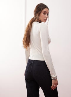 Miss Selfridge Piping Detail Ribbed Cardigan  - Image 2