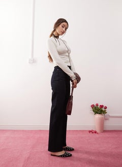 Miss Selfridge Piping Detail Ribbed Cardigan  - Image 4