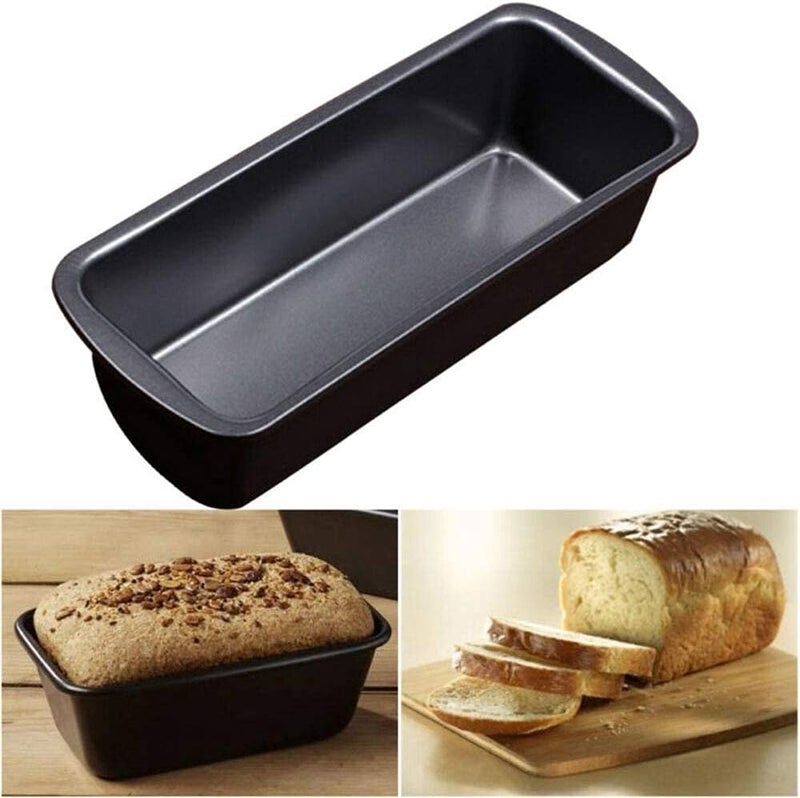ALKAYAN Bread Baking Non Stick Baking Tray Bread Pound Cake Mould Loaf Pan Carbon Ste... - Image 2
