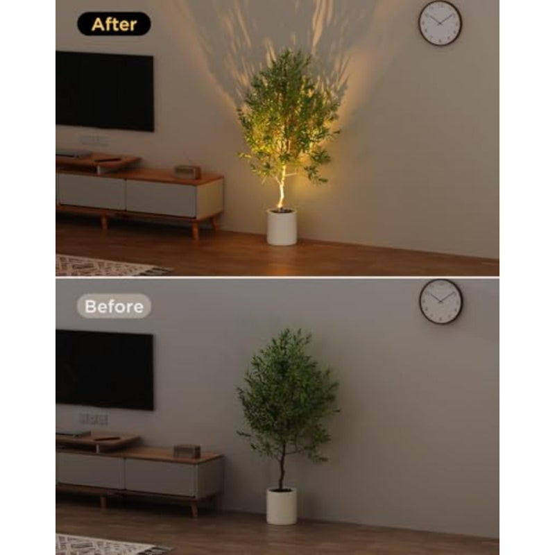 Spot Lights Indoor Led Spotlight: Rechargeable Battery Wireless Up Lights Indoor - Plants Tree Artwork Portrait Picture Display Accent Lighting for Home Decorators Homeowners Art Collectors 1 Pack - Image 2