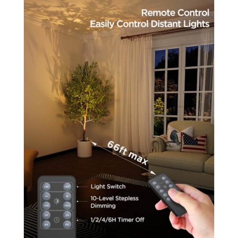 Spot Lights Indoor Led Spotlight: Rechargeable Battery Wireless Up Lights Indoor - Plants Tree Artwork Portrait Picture Display Accent Lighting for Home Decorators Homeowners Art Collectors 1 Pack - Image 4
