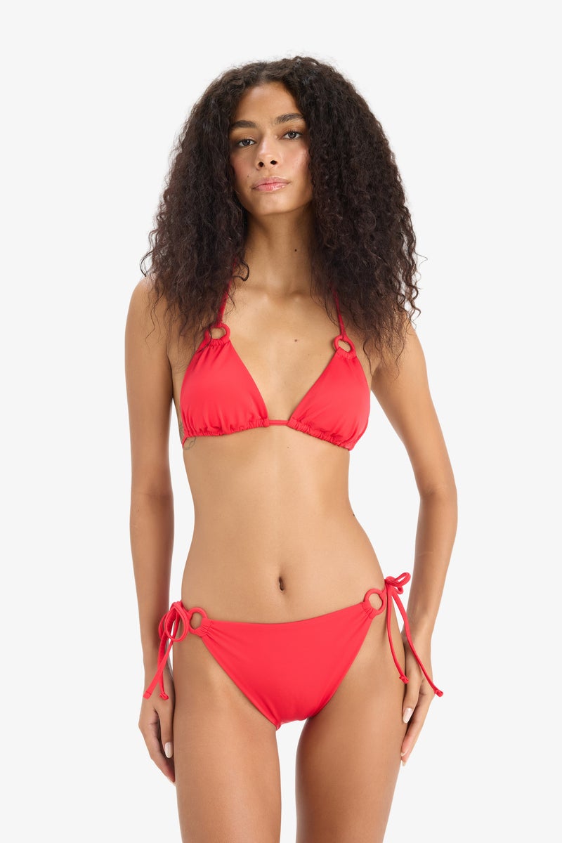 DeFacto Red Woman Fall in Love Regular Fit Bikini Bottom Casual - Image 1