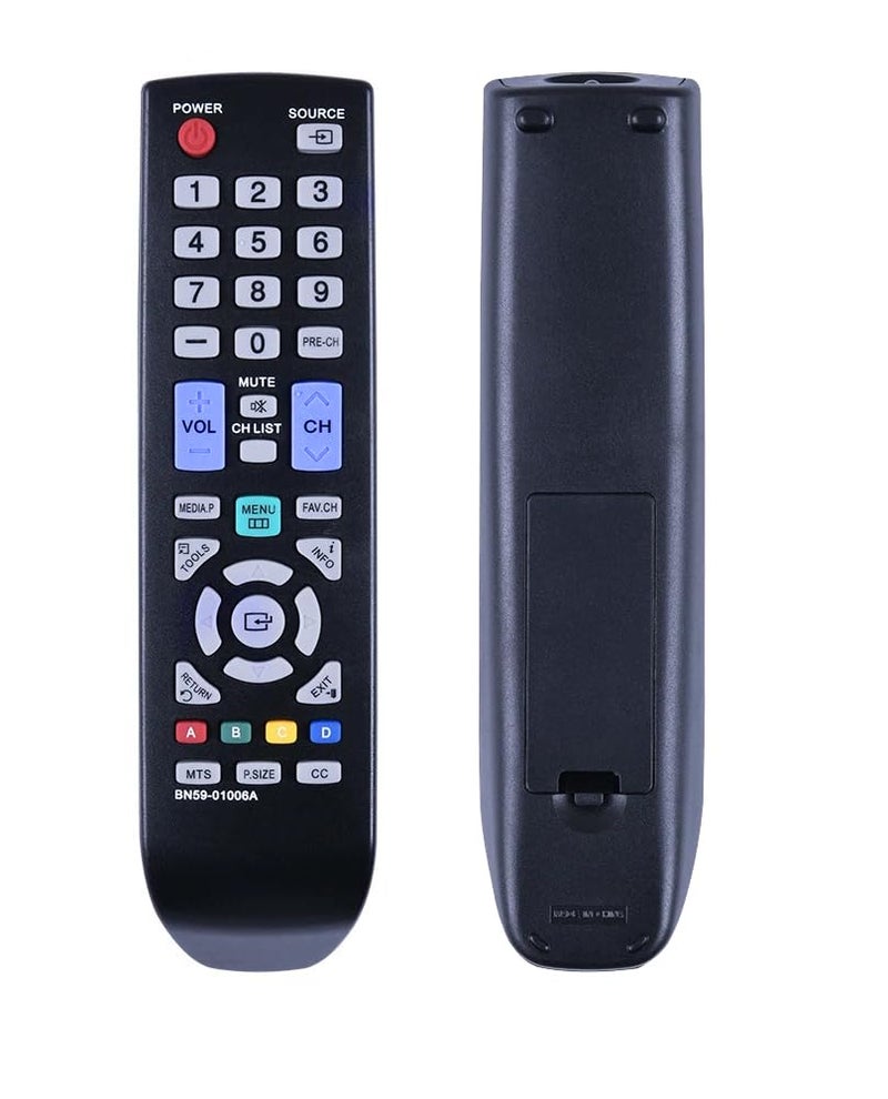 BOMAZ Replacement Remote Control Universal for Samsung LN32D405E3D LN32D403E2DXZASP03 LN32D403E4D LN32D403E4DX LN32D405E3DXZA Smart TVs - Image 1