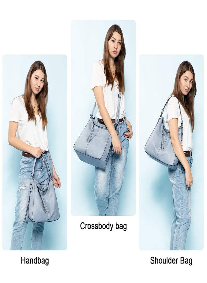 Realer Handbags for Women Hobo Purse Large Ladies Crossbody Shoulder Bag Faux Leather - Image 2