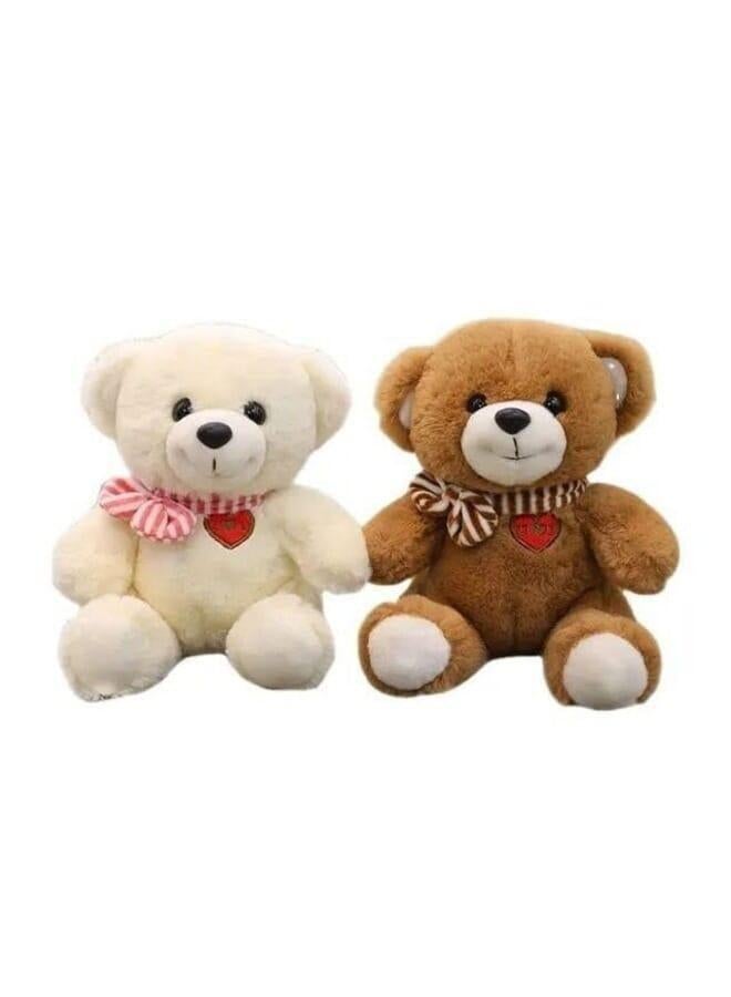 SANOTA Teddy Bear Stuffed Animal Teddy Bear, Valentines Day Gifts, 10 Inch Plush Toy for Valentines Day, Wedding, Birthday, Christmas, Party Favors, 1 Piece Random Color