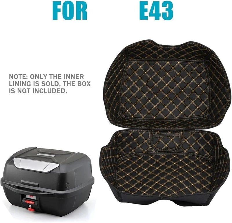 QASULER Motorcycle Top Box Liner for GIVI E43 - Image 2