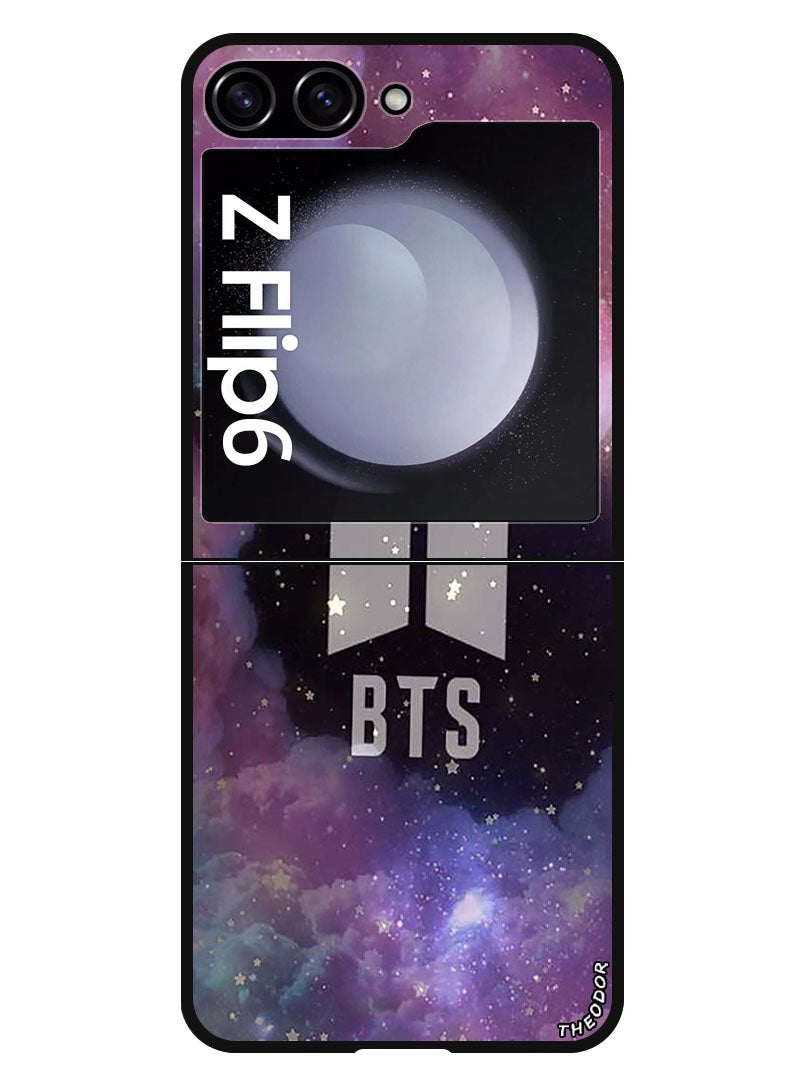Theodor Protective Case Anti Scratch Shock Proof Bumper Cover For Samsung Galaxy Z Flip 6 BTS - Image 1