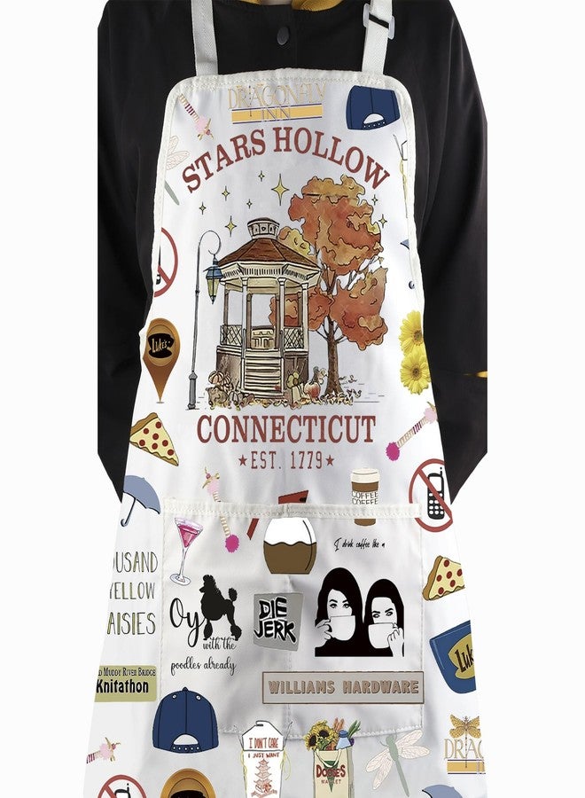 مريلة مطبخ مستوحاة من ستار هولو من WCGXKO، هدية لمحبي مطعم لوك، هدية لمحبي المسلسل التلفزيوني (مريلة هولو) - Image 5