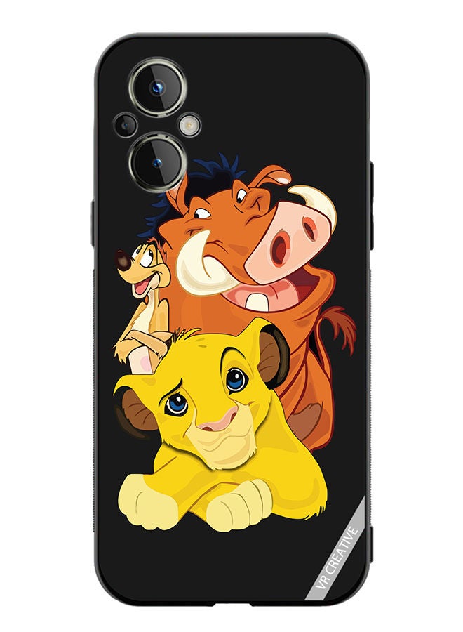 VR CREATIVE Protective Case Cover For OnePlus Nord N20 5G Star Cutouts Lion King Group Design Multicolour - Image 1
