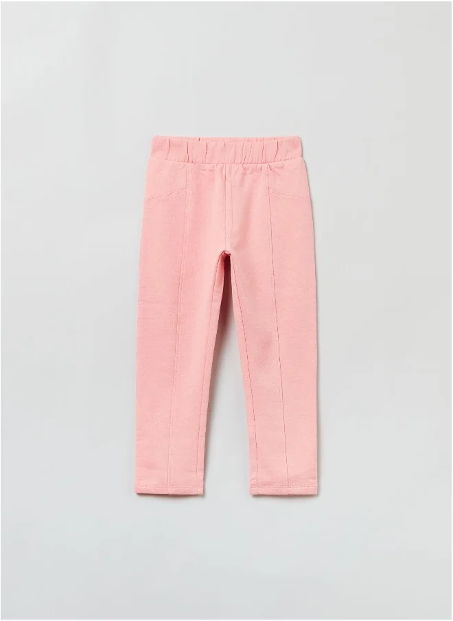 او في اس OVS Solid Colour Cotton Treggings
