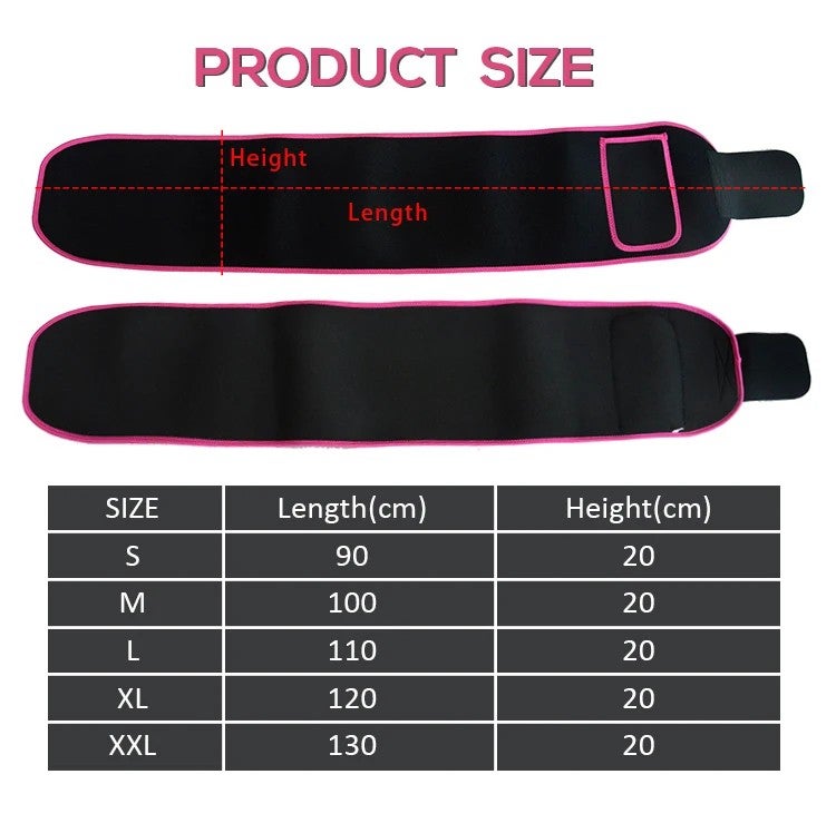 Bluejw Premium Power Weight Loss Waist Trimmer - Sport Slim Sweat Belt for Belly & Waist Slimming - Image 4
